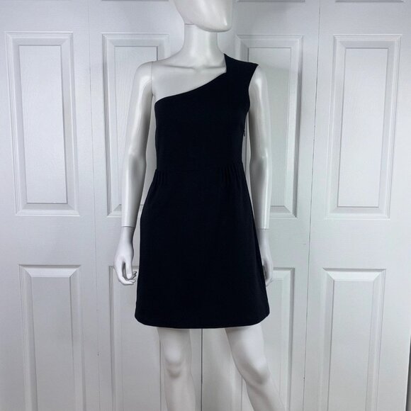 Theory Midnight One-Shoulder Dress - Picture 3 of 3